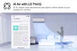 แอร์ติดผนัง Inverter LG ARTCOOL กระจกสีดำ พร้อม AI Air และ Wi-Fi ART รูปที่ 6