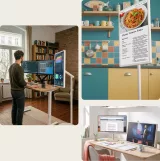 LG StanbyME 2 Max 32LX6BDGA จอสัมผัสเคลื่อนที่ 32 นิ้ว 4K UHD พร้อมแบตเตอรี่ในตัว 32LX6BDGA รูปที่ 4