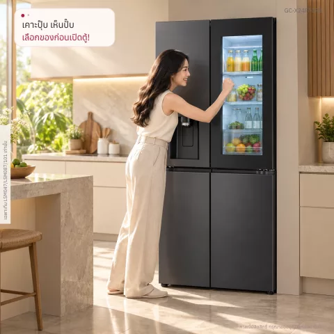 ตู้เย็น Multi-Door รุ่น GC-X24FFCRB ขนาด 22.5 คิว ระบบ Smart Inverter Compressor GC-X24FFCRB